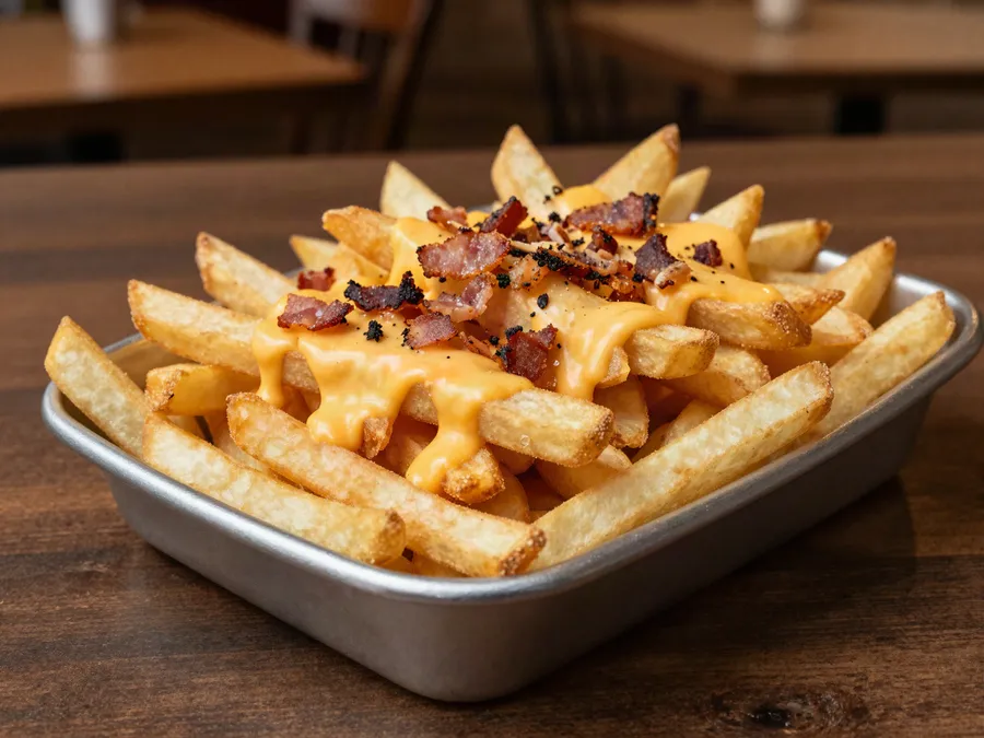 Papas fritas de Brangus, hamburguesería en Chascomús