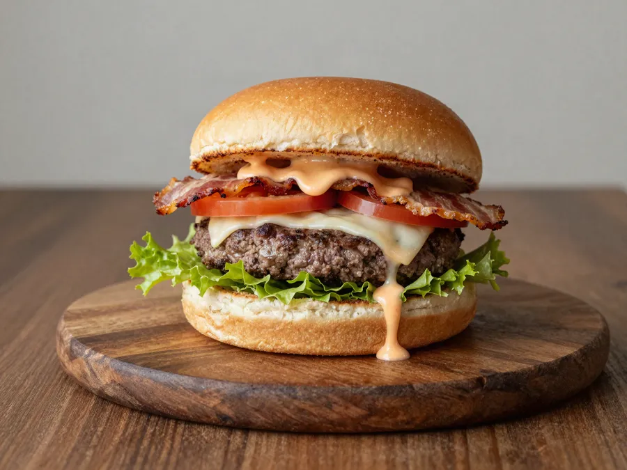 Promo Scaloni con papas de Brangus, hamburguesería en Chascomús